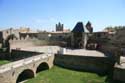Porche du chteau Comtal - Barbacane Carcassonne / FRANCE: 