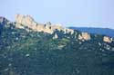 Kasteel van Peyrepertuse Duilhac onder Peyrepertuse / FRANKRIJK: 