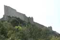 Kasteel van Peyrepertuse Duilhac onder Peyrepertuse / FRANKRIJK: 