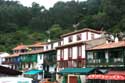 Vue sur village Tazones / Espagne: 