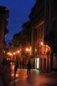 Straat bij nacht Avils / Spanje: 