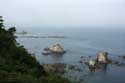 View from above Playa  Silencio Castaeras in CUDILLERO / Spain: 