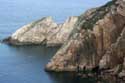 Vue de en dessus de Playa  Silencio Castaeras  CUDILLERO / Espagne: 