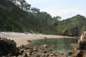 Geheim strand  - bij Playa Silencio  Castaeras in CUDILLERO / Spanje: 