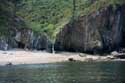 Geheim strand  - bij Playa Silencio  Castaeras in CUDILLERO / Spanje: 