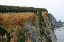 Couche de terre en dessus des rochers Busto / Espagne: 