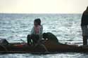 Beach and harbor Balatan / Philippines: 