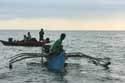 Beach and harbor Balatan / Philippines: 