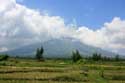 Zicht op Vulkaan Mount Mayon Daraga / Filippijnen: 