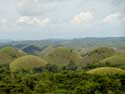 Chocolade Heuvels Bohol Eiland in Bohol Island / Filippijnen: 