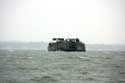 Bunkers in zee Portsmouth / Engeland: 