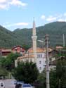 Vue sur village et Mosque Dagonovo  Belitsa / Bulgarie: 