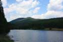 Shiroka Polyana Lake and dam Shiroka in BATAK / Bulgaria: 