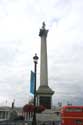 Statue Nelson on Pillar - Nelson's Column LONDON / United Kingdom: 