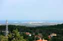 Uitzicht op Burgas, Baai van Burgas en Zwarte Zee Izvorishte / Bulgarije: 