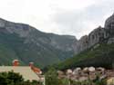 View from Vratza towards Varteshnitza Gorges Vratza / Bulgaria: 