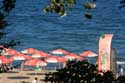 Zicht op Strand en Zee Burgas / Bulgarije: 