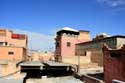 Uitzicht over Marrakech van dakterras : 