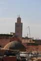 Uitzicht over Marrakech van dakterras : 