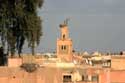 Uitzicht van dak Marrakech / Marokko: 