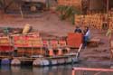 Titinac small boats under the waterfall Ouzoud / Morocco: 