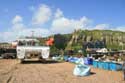 Plage et Bteaux de Pche Hastings / Angleterre: 