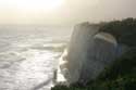 Uitzicht over klippen en zee Rottingdean / Engeland: 