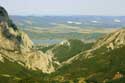 Far view on Varteshnitza direction Vratza Vratza / Bulgaria: 