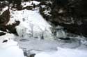 Stalactites de Glace sur Montebello Bach Fribourg / Suisse: 