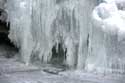 Icicles on Montebello Bach Fribourg / Switzerland: 