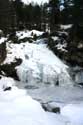 Icicles on Montebello Bach Fribourg / Switzerland: 