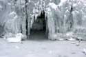 Icicles on Montebello Bach Fribourg / Switzerland: 