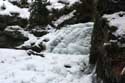 Icicles on Montebello Bach Fribourg / Switzerland: 