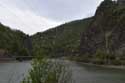 Bergzicht - Zicht op Olt rivier Caciulata / Roemeni: 