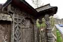 Houten Huis met typische poort Mare / Roemeni: 