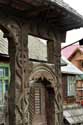 Old farmhouse with typical entrance gate for Maramures Mare / Romania: 