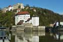 Monding Ilz in Donau Passau / Duitsland: 