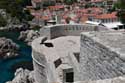 Stadssomwalling Oost Dubrovnik in Dubrovnic / KROATI: 