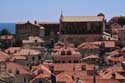Stadszichten vanop stadsomwalling Dubrovnik in Dubrovnic / KROATI: 