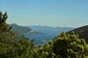 Vue sur Baye et Mer Adriatique Pijavicino / CROATIE: 