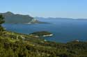 Vue sur Mer Adriatique Pijavicino / CROATIE: 