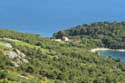 Vue sur Mer Adriatique Pijavicino / CROATIE: 