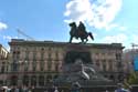 Horserider Statue Victor Emmanuel II (Vittorio Emanuele II) Milan (Milano) / Italia: 