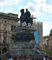 Horserider Statue Victor Emmanuel II (Vittorio Emanuele II) Milan (Milano) / Italia: 