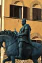 Statue Chevalier Cosmo Medici Florence / Italie: 