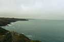 Vue sur ligne costire depuis Pointe du Grouin La Broustire / FRANCE: 