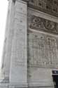 Arc de Triomphe Parijs in Paris / FRANKRIJK: 