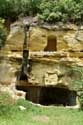 Ruines Rotswoningen Chinon / FRANKRIJK: 