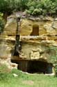 Ruins of Rock Houses Chinon / FRANCE: 