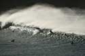 Surfers aan Strand van Almagica Almaciga / Tenerife (Spanje): 